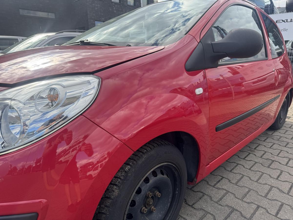 Renault Twingo 2 original Kotfl&uuml;gel vorn links OV727 Red Brisk Bj.2008